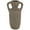 Dark Brown Handmade Textured Solid Round 8" x 7" x 16", variant on DecMode 15" Handmade Textured Dark Brown Ceramic Vase with Four Handles