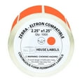 thumbnail image 2 of HOUSELABELS 2.25" x 1.25" Orange Address Labels on 1" Core Compatible With Zebra and Rollo Printers, 6 Rolls / 1,000 Labels per Roll, 2 of 8