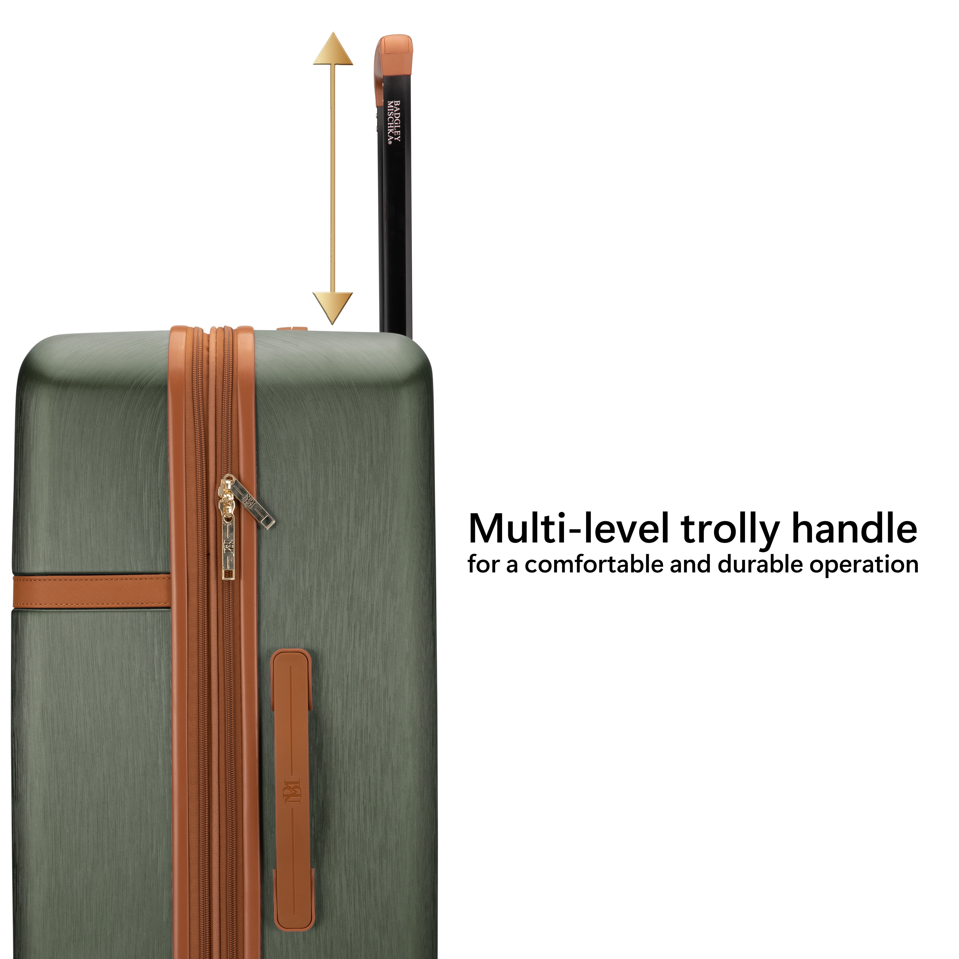 Grace 3 Piece Expandable Retro Luggage Set
