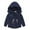 Navy, variant on Kids Jackets for Girls Boys Children's Boys Waterproof Hooded Jacket Cotton Lining Raincoat Coats