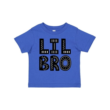 

Inktastic Little Brother Lil Bro Boys Outfit Gift Toddler Boy Girl T-Shirt