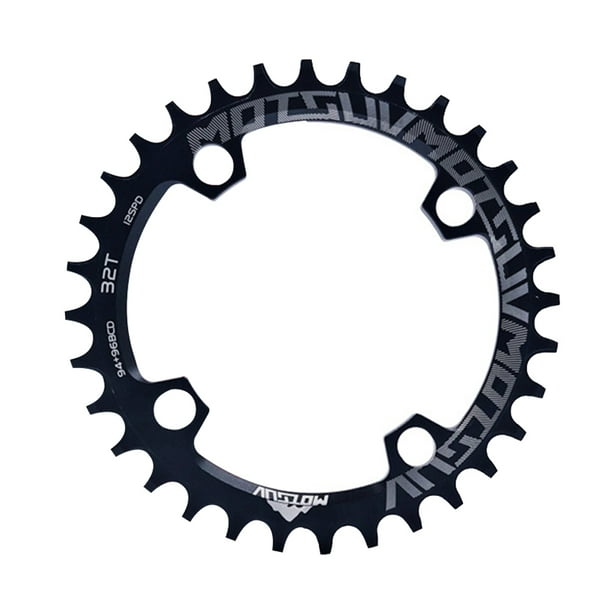 Placa De Dientes De Bicicleta 94 + 96BCD MTB manivela de bicicleta plato redondo plato de bielas de rueda de cadena (32T)