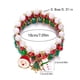 thumbnail image 3 of Set de pulseras de Papá Noel con muñeco de nieve con árbol de Navidad - Pulseras festivas de aleación de 3 piezas para mujer, joyería navideña multicolor con cuentas, ajustable de 7 pulgadas, 3 of 6