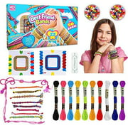 Friendship Bracelet Kit for Girls Kids Gifts Age 5 6 7 8 9 10, Bracelet Making Kits for 4-12 Year Old Girls Children Art and Craft Set Age 9 10 11 12 Girls Charm Bead Making Kit Girls Birt