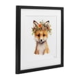 thumbnail image 2 of Stupell Industries Cottage Woodland Fox Flower Crown Black Framed Print Under Glass, 13 x 13, by Roozbeh, 2 of 8