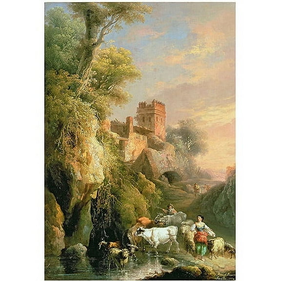 Trademark Fine Art "Listen to My Sweet Pipings 1911" Canvas Art by John Waterhouse