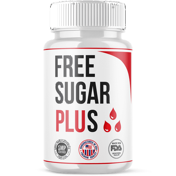 Free Sugar Plus Blood Support Pills Advanced Formula Vitamin Supplement 60 Capsules