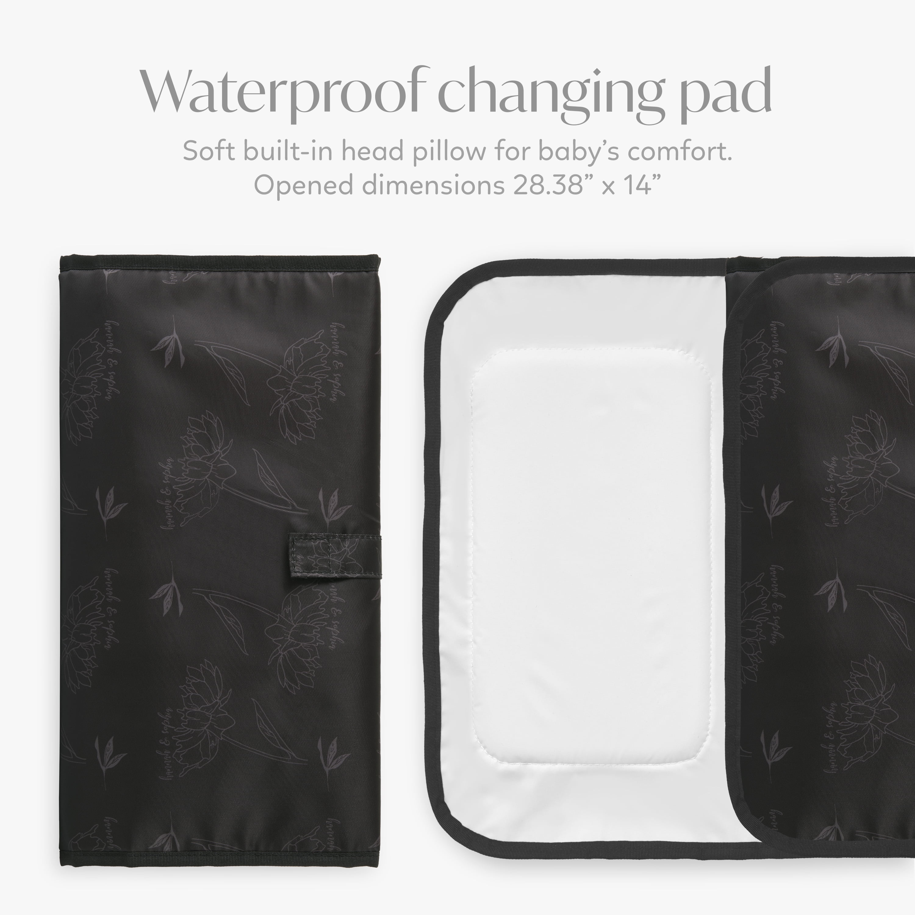 Ensemble de 5 sacs à dos Hannah & Sophia North, noir nuit