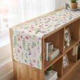 thumbnail image 6 of Pink Spring Floral 70 Inch Table Runner, Flowers Elegant Pastoral Rustic Farmhouse Dresser Scarf Cotton & Linen Tablerunner for Dining/Kitchen Island/Holiday Party Décor 13" x 70", 6 of 9