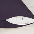 thumbnail image 4 of Unique Bargains Long Pillowcases Microfiber Body Pillow Covers Eggplant 20"x72", 4 of 8