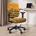 thumbnail image 6 of Chririnla Honey Bee Daisy 2 Pack Set Computer Chair Cover for High Back Chairs, Washable Stretchable Polyester Office Chair Covers, 6 of 8