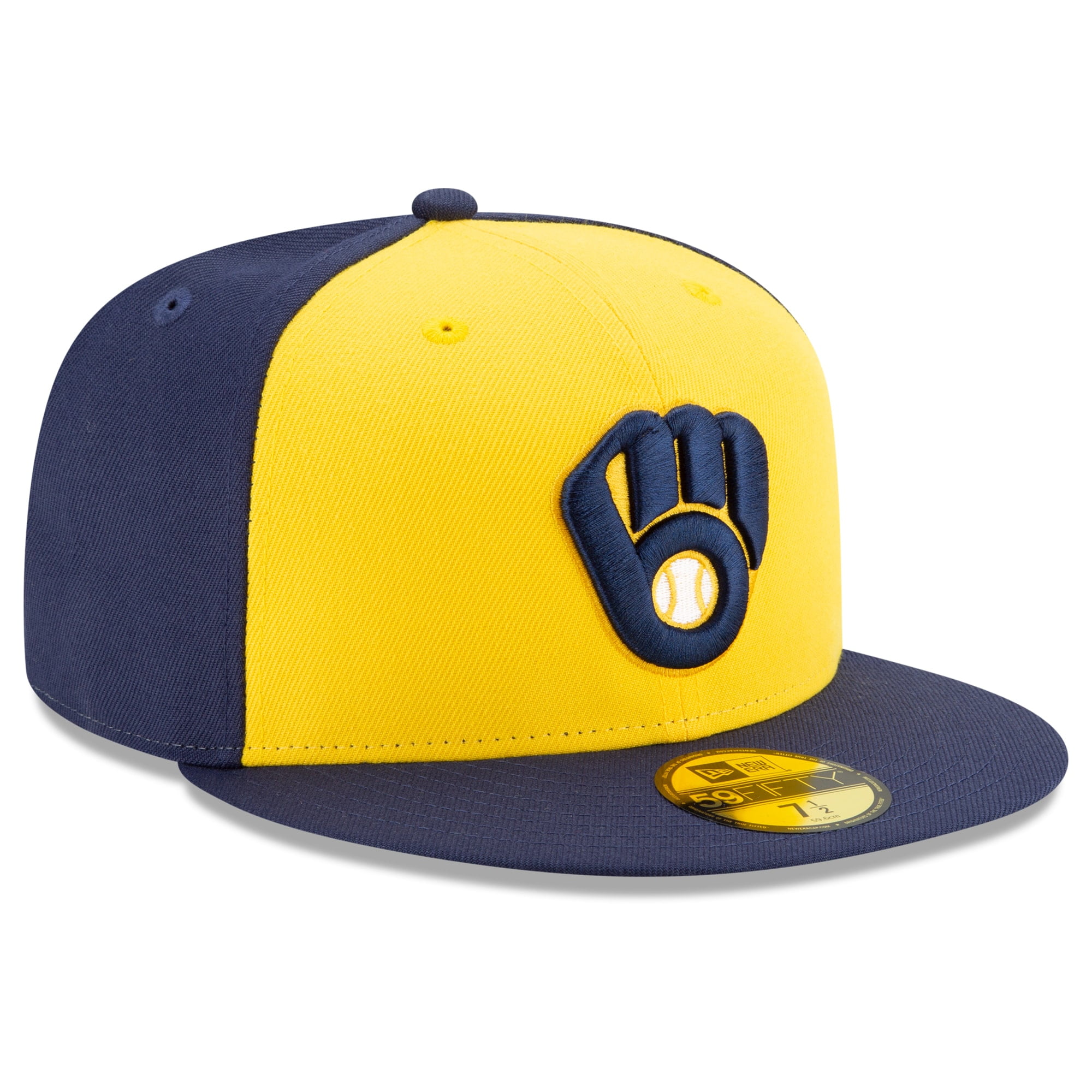 Milwaukee Brewers Navy Independence Day 59FIFTY Fitted Hat