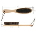 thumbnail image 2 of Handcrafted Clothes Brush, Premium suit brush,Black Bristle, Made from Cherrywood, 2 of 7