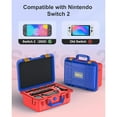 thumbnail image 2 of Étui Rigide de Voyage pour Nintendo Switch 2, Étanche IP67, Doublure Souple, Contient Console, Manette Pro et Accessoires, 2 of 7