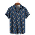 thumbnail image 3 of Camisa hawaiana con gráfico abstracto colorido para hombres, blusa con estampado 3D de juego de pelota de cocotero, camisas hawaianas de manga corta para mujeres y niños, 3 of 5