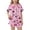 Pink-1, variant on Odeerbi Kids Boys Girls Halloween Pajamas Notched Lapel Short Sleeve Shirt Shorts Pajama Sets