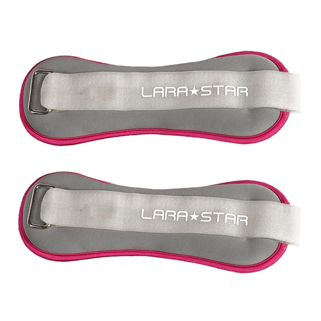 funtasica Ankle Wrist Weights Arm Leg Muscle Building Fitness Exercise for Weight Lifting - Gray