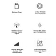 thumbnail image 3 of Universal Mini Portable Wireless Bluetooth 5.0 Audio Receiver Transmitter USB/AUX, 3 of 8