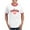 Red/White, variant on - CA(CAN) Canada Hockey Ringer T - 100% Cotton Ringed T-Shirt