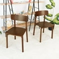 thumbnail image 6 of Ashcroft Furniture Pierre Walnut Dining Chair (Set Of 2), 6 of 7