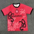 thumbnail image 1 of Camiseta De Fútbol Clásica De Verano Roja De Edición Especial Del Inter De Milán, Temporada 24-25, Manga CortaXL, 1 of 2