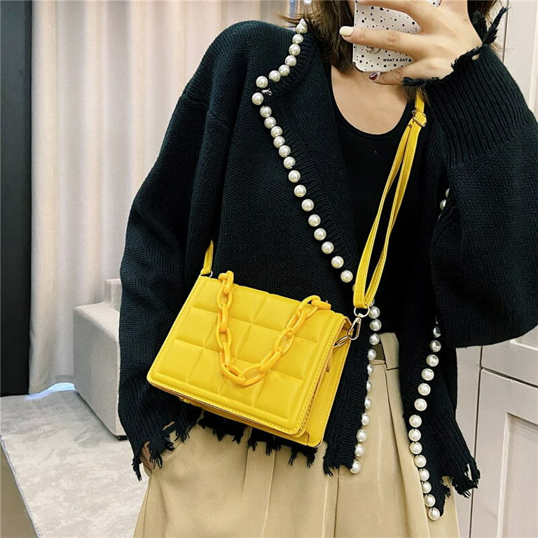 Women's Mini Solid Color Chain Shoulder Bag