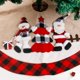 thumbnail image 2 of RV Santa Claus Muñeco de nieve Rojo Negro A cuadros Árbol de Navidad Falda Nueva Navidad Decorativo Árbol de Navidad Delantal brillar  Electrónica, 2 of 4