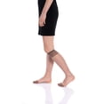 thumbnail image 2 of 8 Pairs Sheer Knee High Socks for Women 15 Denier Stay up Band (Mink), 2 of 5