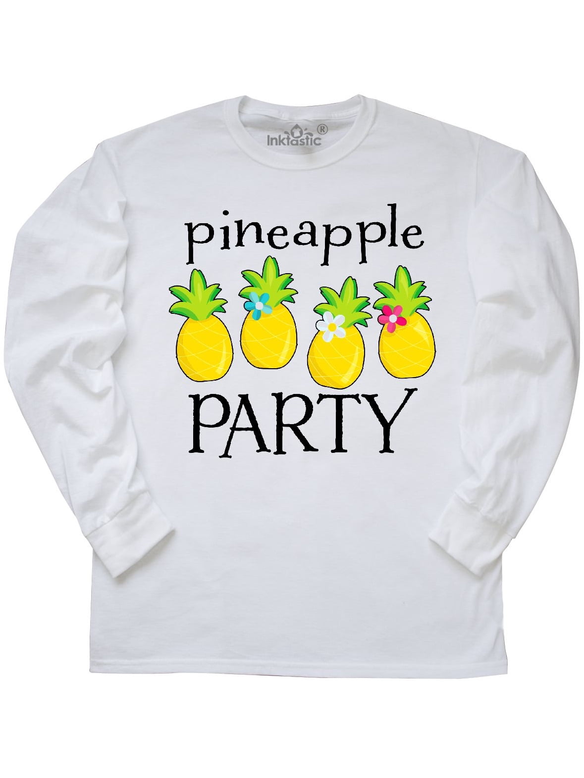 Inktastic Pineapple Party Long Sleeve T 