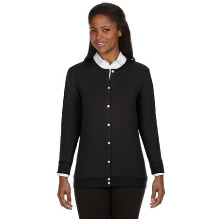 Devon & Jones Ladies' Perfect Fitâ„¢ Ribbon Cardigan