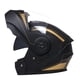 thumbnail image 5 of Casco de motocicleta Cascos protectores Four Seasons con visera Mujeres Hombres negro dorado M claro, 5 of 8