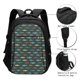 thumbnail image 3 of Balery River Freshwater Fish Mochila con carga USB para hombre y mujer - Mochila impermeable y antirrobo para portátil con puerto USB para viajes, trabajo, estudios y universidad, 3 of 7
