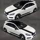 thumbnail image 5 of 5 UNIDS Universal Negro Coche de Carreras Cuerpo Falda de Rayas Laterales Etiqueta Engomada Carevas Sticker de carro, 5 of 6