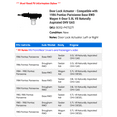 thumbnail image 2 of Door Lock Actuator - Compatible with 1986 Pontiac Parisienne Base RWD Wagon 4-Door 5.0L V8 Naturally Aspirated OHV GAS 1983 1984 1985, 2 of 2