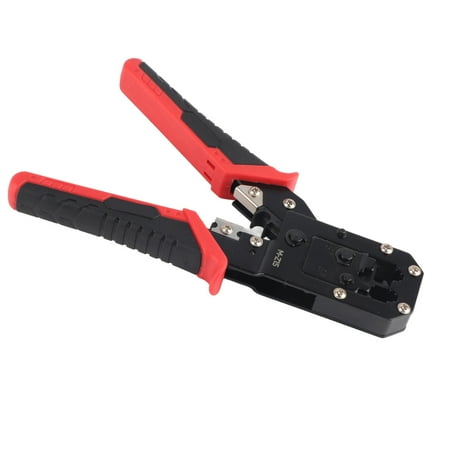 

Network Wire Plier Ethernet Crimping Tool Safe Rust Proof Heavy Duty Labor Saving Multifunctional For RJ11 6P For RJ45 8P