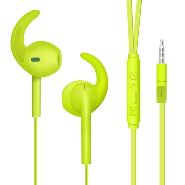 Auriculares estéreo con conector de 3,5 mm Control de volumen de auriculares con graves pesados y micrófono para iPhone para teléfonos Android Auriculares con manos libres Vogacara DZ3963-03B