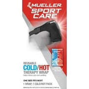Mueller Reusable Cold/Hot Therapy Wrap, Unisex, Black