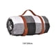 thumbnail image 5 of Sonducket Estera cómoda a prueba de humedad de tela con correas de cuero para picnics al aire libre Acrílico carpas Rejilla gris negra 150*200cm, 5 of 6