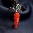 thumbnail image 6 of Linaichen Carrot Rhinestone Brooches - Party Favors & Gifts, 6 of 8