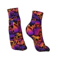 thumbnail image 4 of Bingfone Skull Design Patterned Men'S Women'S Casual Cotton Socks, 4 of 9