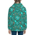 thumbnail image 6 of Kdxio Boho Dreamcatcher Pattern Kids Boys Girls Zip Up Hoodie 3D Printed Hooded Sweatshirt Hoody Coat with Pocket 7-12 Y-Small, 6 of 6