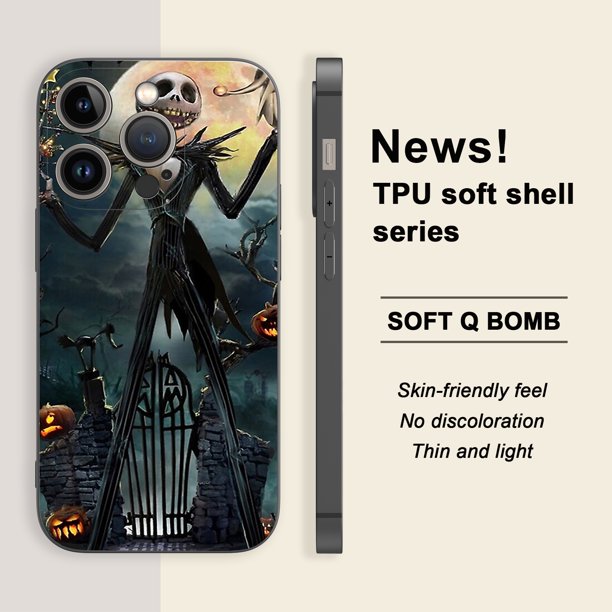 Mejore el estilo y la protección de su iPhone con esta exclusiva y duradera funda de goma de TPU, que presenta un diseño de dibujos animados.