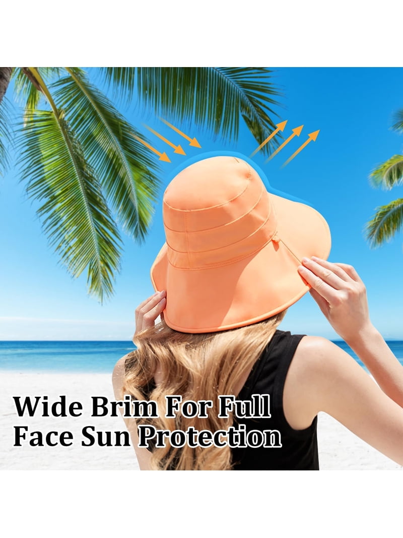 Women\'s Reversible Bucket Hat UPF 50+ Sun Protection Wide Brim Travel Cap Women main image 2