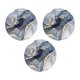 thumbnail image 1 of Posavasos absorbentes de 3 piezas con textura de mármol, elegantes regalos de cumpleaños, adornos para el hogar Estilo A, 1 of 9