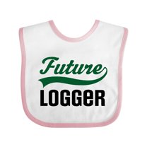 Inktastic Logging Future Logger Boys Baby Bib