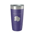 thumbnail image 1 of Bream Lake Map Tumbler Travel Mug Insulated Laser Engraved Coffee Cup Florida 20 oz Purple, 1 of 1