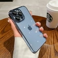 thumbnail image 4 of Luxury Plating Clear Phone Case For IPhone 15 14 11 12 13 14 Pro Max Mini XS X 15 Plus Silicone Soft TPU Lens film Protect Cover RJ RJ, 4 of 6