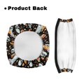 thumbnail image 3 of HELLHERO Retro Watercolor Halloween Back Cover Dust Proof Seat & Backrest Cover Set Non-Slip Cover Easy Installation for Outdoor Park, 3 of 7