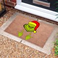 thumbnail image 1 of Grinch Christmas Decor Grinch Christmas Doormat – Non-Slip Xmas Welcome Mat, Washable Winter Rug with Rubber Back for Home Entryways Grinch Door Mats Christmas, 1 of 4