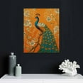 thumbnail image 4 of Nawypu Canvas Print Wall Art Beautiful Peacock And Flowers Art Paintings for Wall Retro Bird Wall Art Prints Picture Artwork Wall Decor Modern Home Decoration For Bedroom Living Room Ready to Frame, 4 of 4